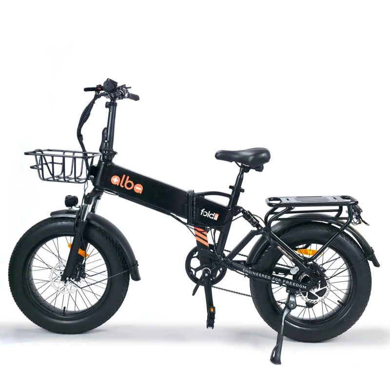 Alba Fold 3 Elektrikli Bisiklet 10 Ah (Siyah)