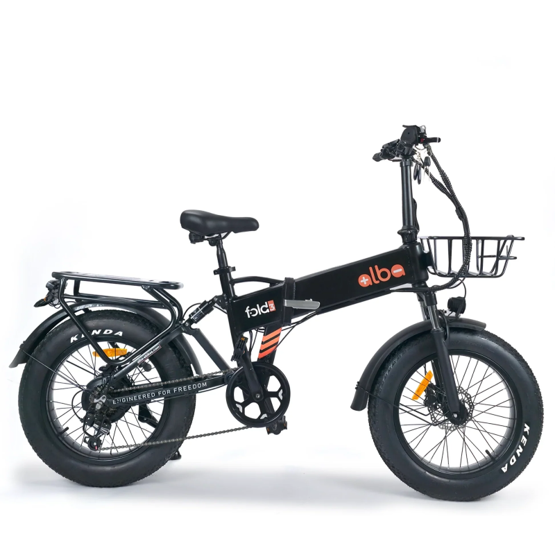 Alba Fold 3 Elektrikli Bisiklet 10 Ah (Siyah)
