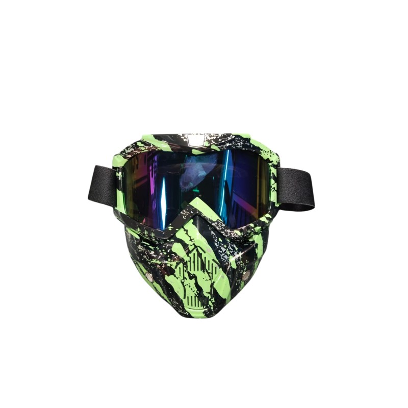 Jet Maske Sway Siyah-Yeşil