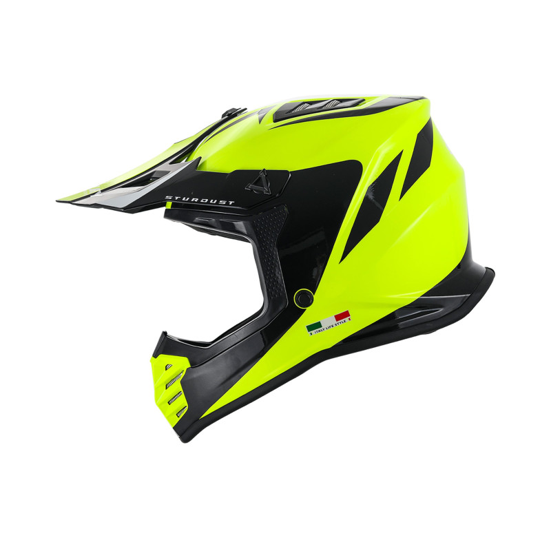 Fullface Kask Sway Sw-618 Stardust (Parlak Sarı-Si...