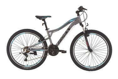 Bisan Buffalo 26 Jant V Fren Dağ Bisikleti (Gri-Siyah-Mavi)