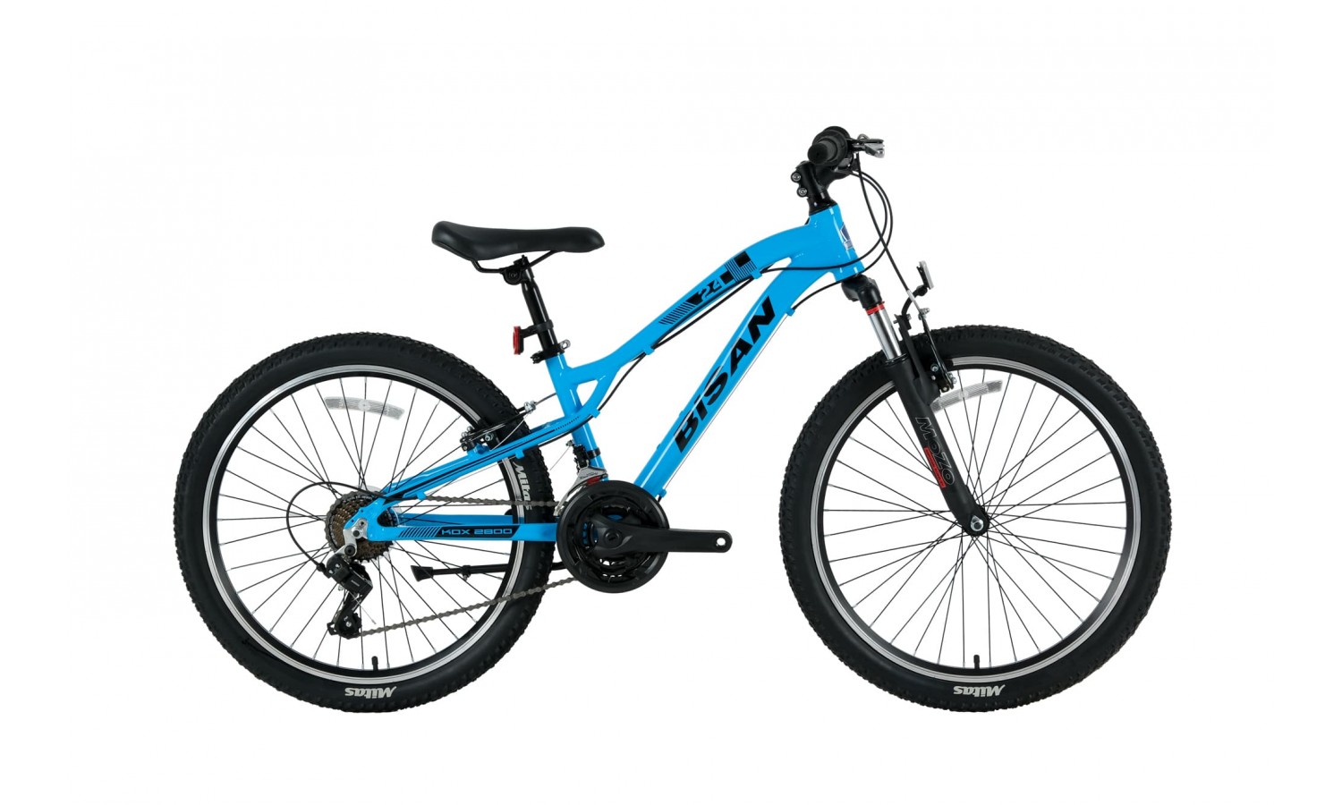 Bisan Kdx 2800 24 Jant V Fren Dağ Bisikleti (Mavi Siyah)