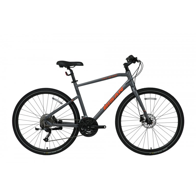 Bisan Trx 8400 28 Hd Trekking Bisiklet Altus (Mat Gri-Turuncu)