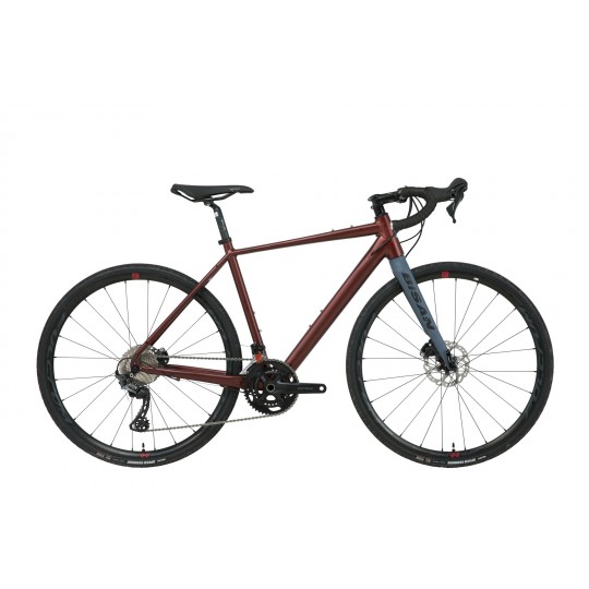 Bisan All Trail Eco 28 Md Gravel Bisiklet Claris (Siyah Kırmızı)
