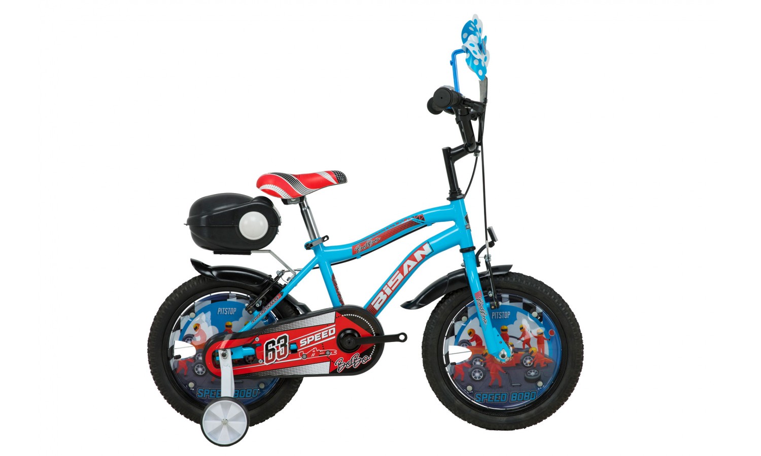 Bisan Bobo 16 Çocuk Bisikleti (Mavi Turuncu)
