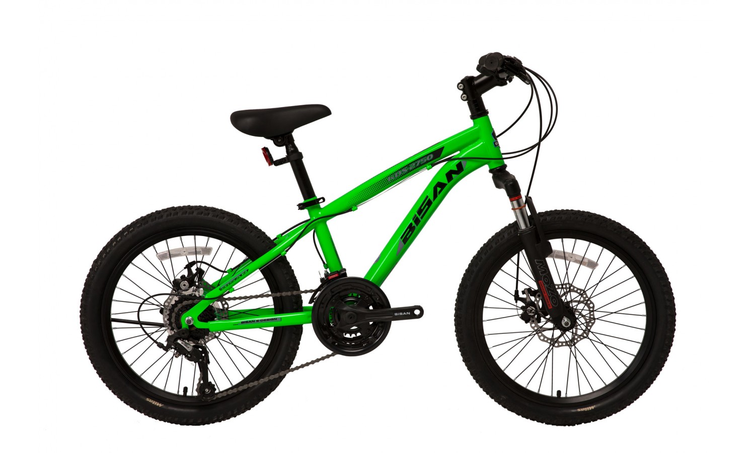 Bisan Kds 2750 20 Md Çocuk Bisikleti (Yeşil Siyah)