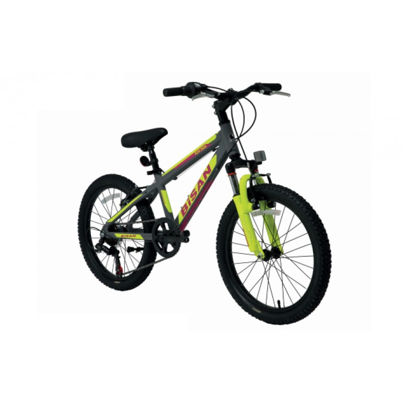 Bisan Kdx 2600 Çocuk Bisikleti 20 Jant (Yeşil-Tu...
