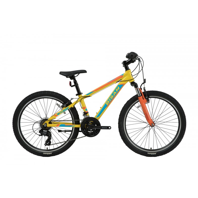 Bisan Kdx 2900 24 Md Çocuk Bisikleti (Sarı-Mavi)