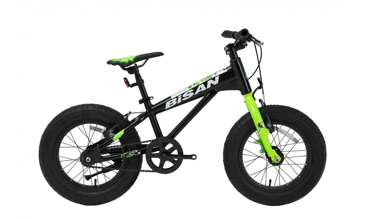 Bisan Limit 16 Çocuk Bisikleti Fat Bike (Siyah-Yeşil)
