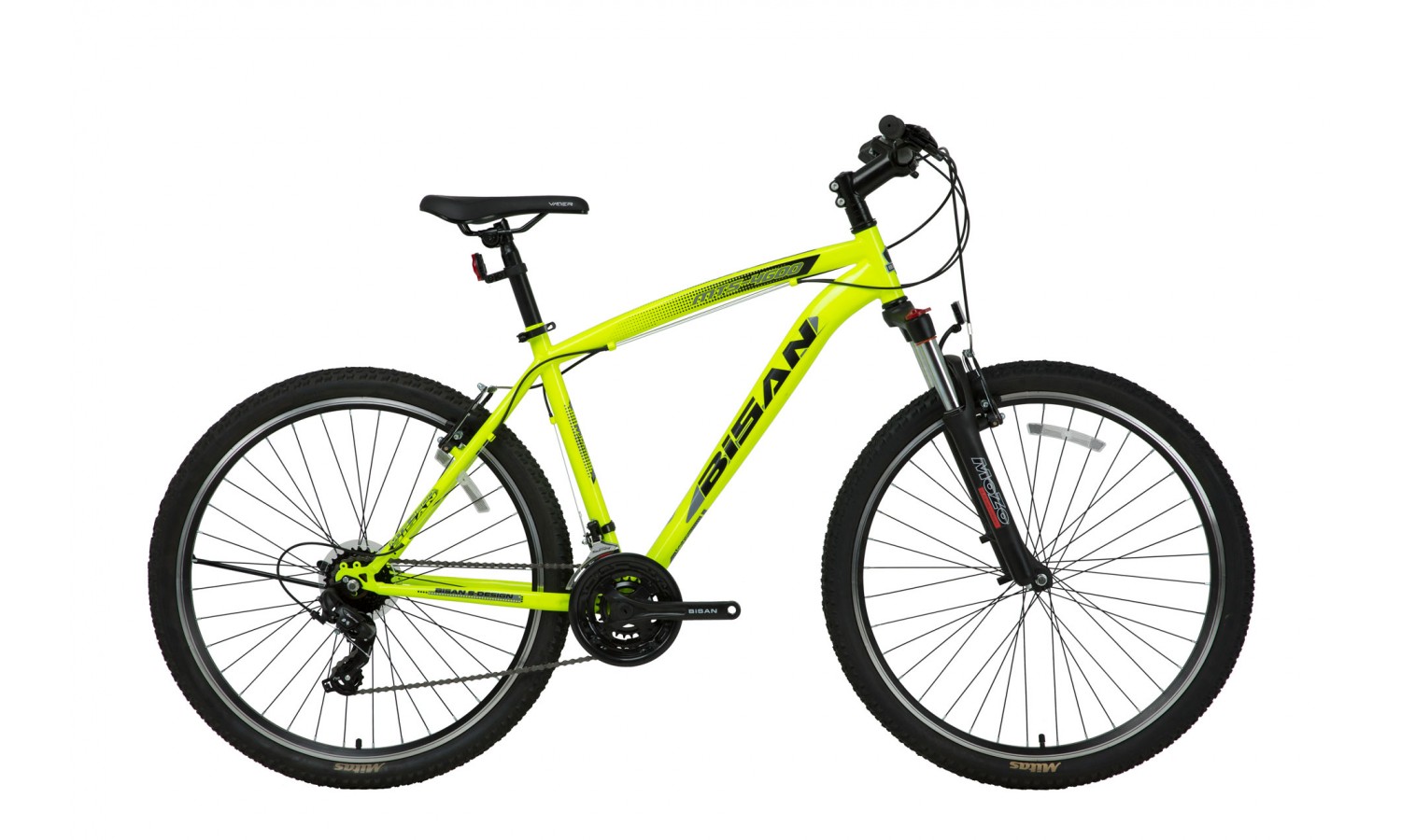 Bisan Mts 4600 27.5 V Dağ Bisikleti (Neon Sarı Siyah)