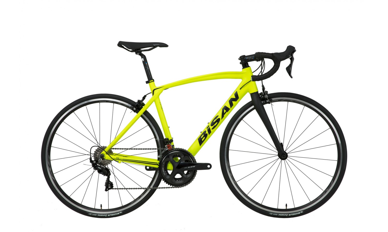 Bisan Rx 9500 28 V Yarış Bisikleti 105 Set (Yeşil-Siyah)