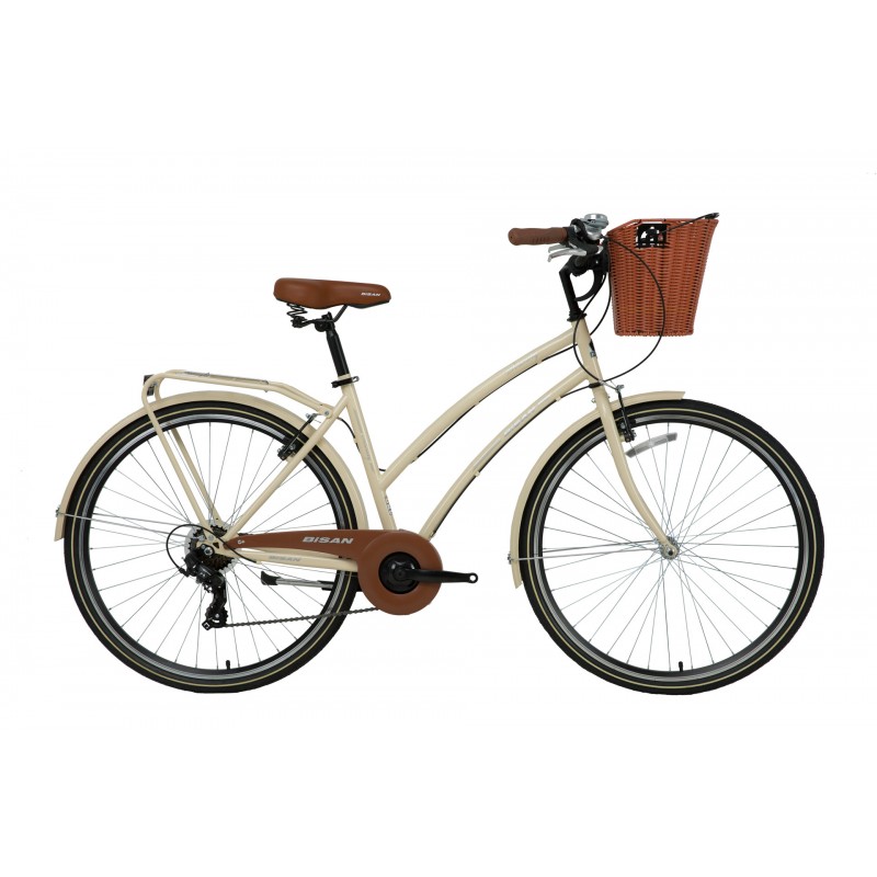 Bisan Serenity 28 V Şehir Bisikleti (Krem)
