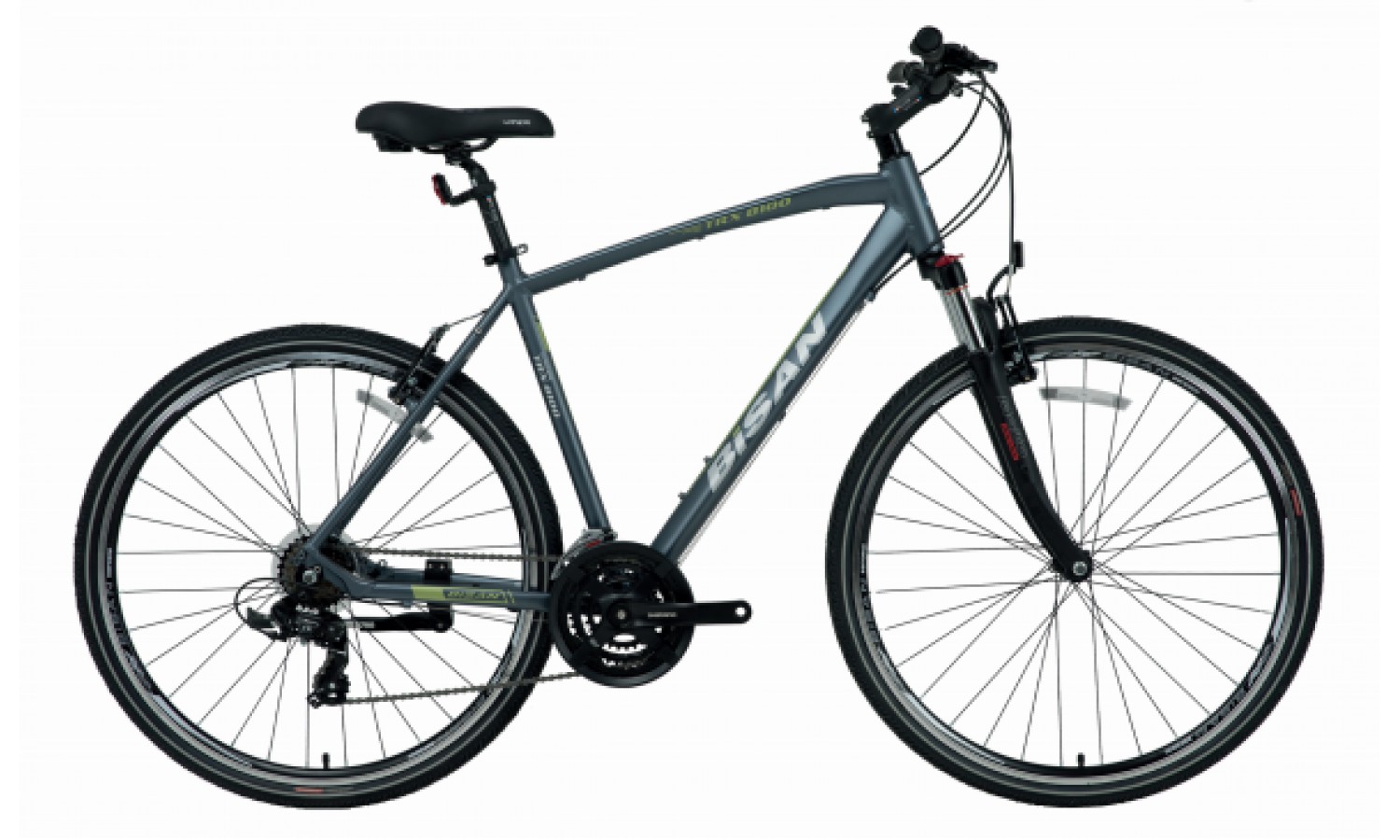 Bisan Trx 8100 28 V Trekking Bisiklet (Gri Siyah)
