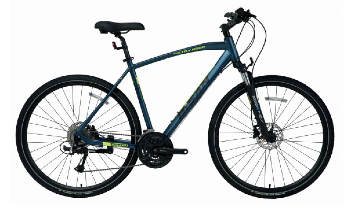 Bisan Trx 8500 28 Hd Trekking Bisiklet (Mavi Yeşil)