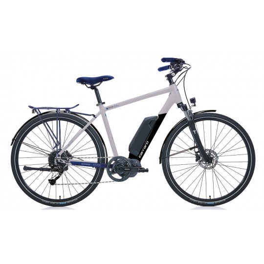 Carraro E-Time Mars 28 Hd Elektrikli Bisiklet (Mat Gümüş Siyah Mavi)