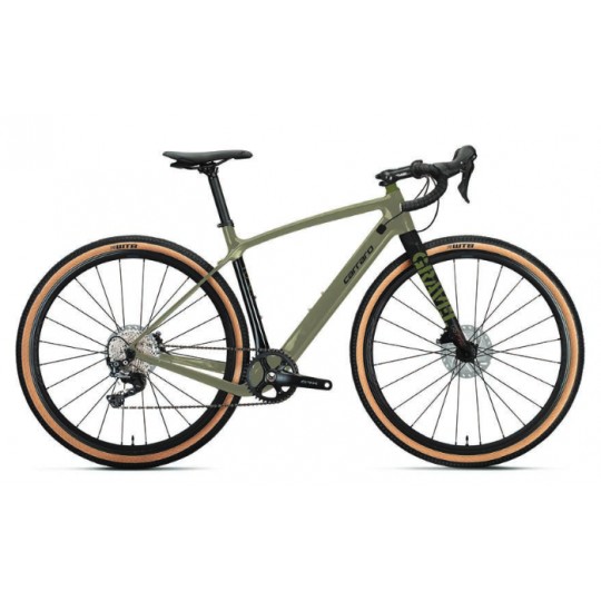 Carraro Gravel G6 Pro 28 Hd Bisikleti (Mat Yeşil-Siyah-Hakı)