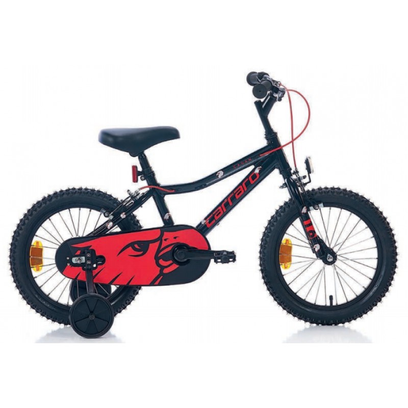 Carraro Red Eagle 16 Jant Çocuk Bisikleti (Siyah Kırmızı)