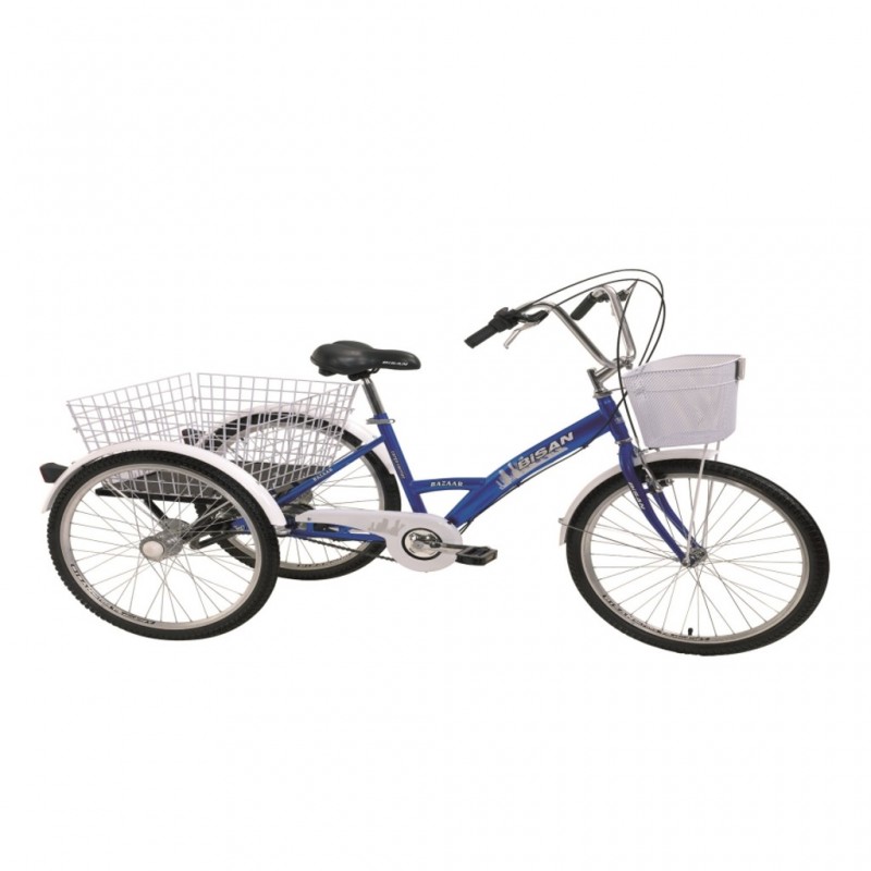 Bisan Bazaar 3 Tekerlekli Kargo Bisikleti (Kırmı...