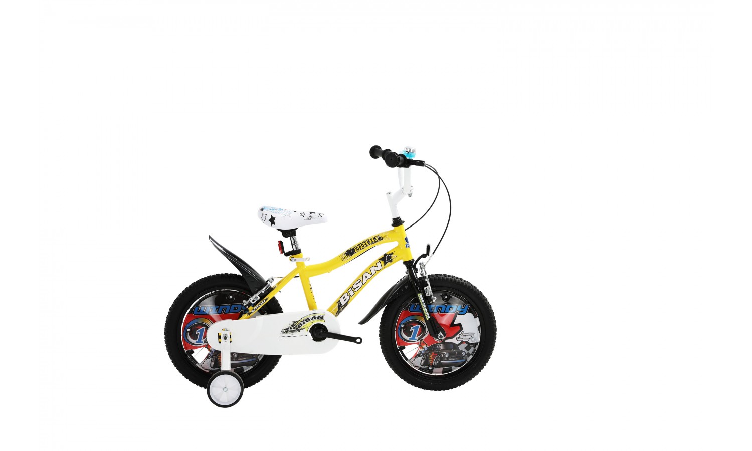 Bisan Kds 2200 Çocuk Bisikleti 16 Jant (Sarı Siyah)