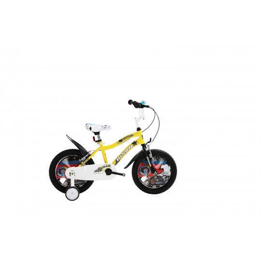 Bisan Kds 2200 Çocuk Bisikleti 16 Jant (Sarı Siyah)