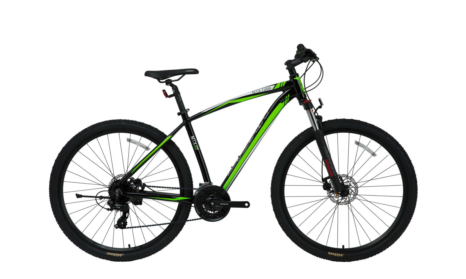Bisan Mtx 7200 27.5 Md Dağ Bisikleti (Siyah Yeşil)
