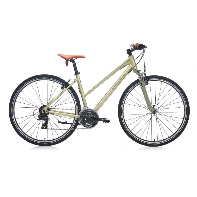 Carraro Sportive 222 28-Jant V-Fren Şehir Bisikleti (Lime Yeşil Koyu Yeşil Kahverengi)