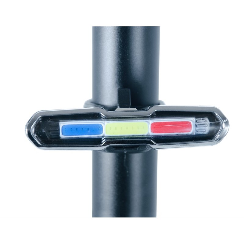 Arka Stop Lambası USB Şarjlı Polis Çakar Modlu