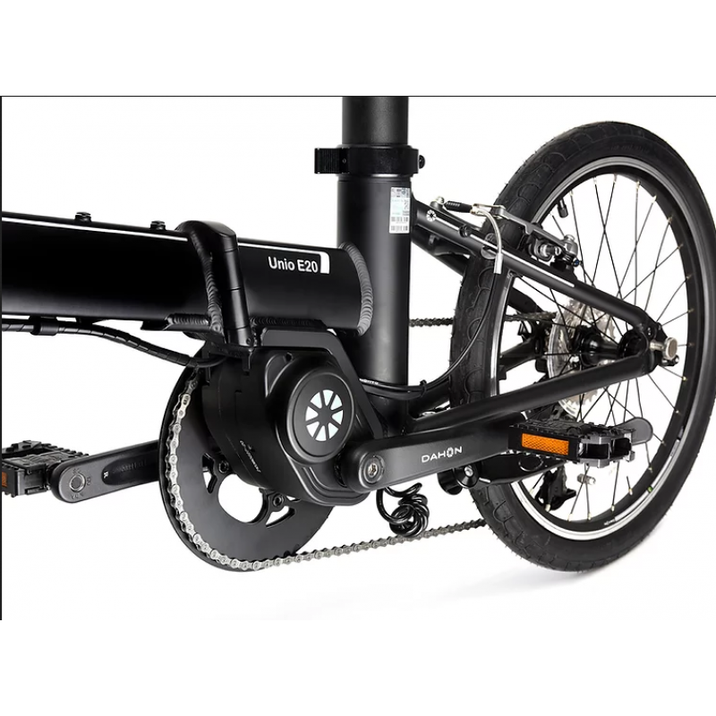 Dahon Unio E20 Elektrikli Katlanır Bisiklet (Mat Siyah)