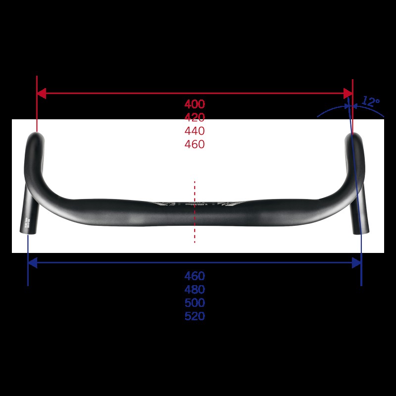 Yarış Gidon Hb Adventure Compact Alüminyum Fsa 31.8x420