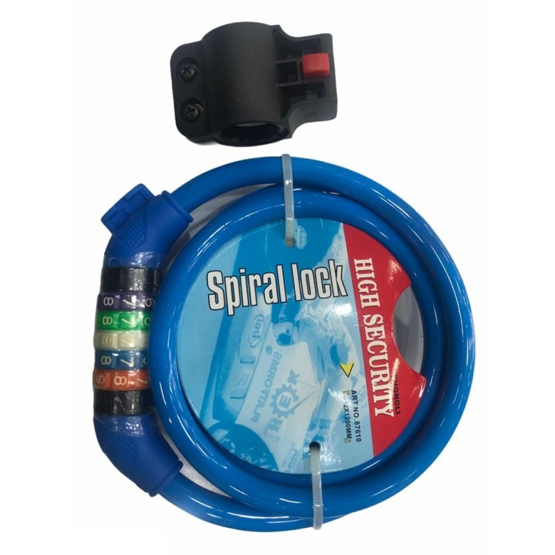 Kilit 12x1200mm Zhongli Şifreli Mavi