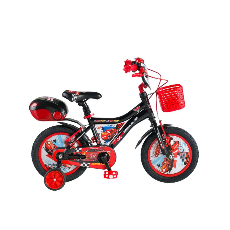 Kron Cars 16 V Çocuk Bisikleti (Siyah Kırmızı)