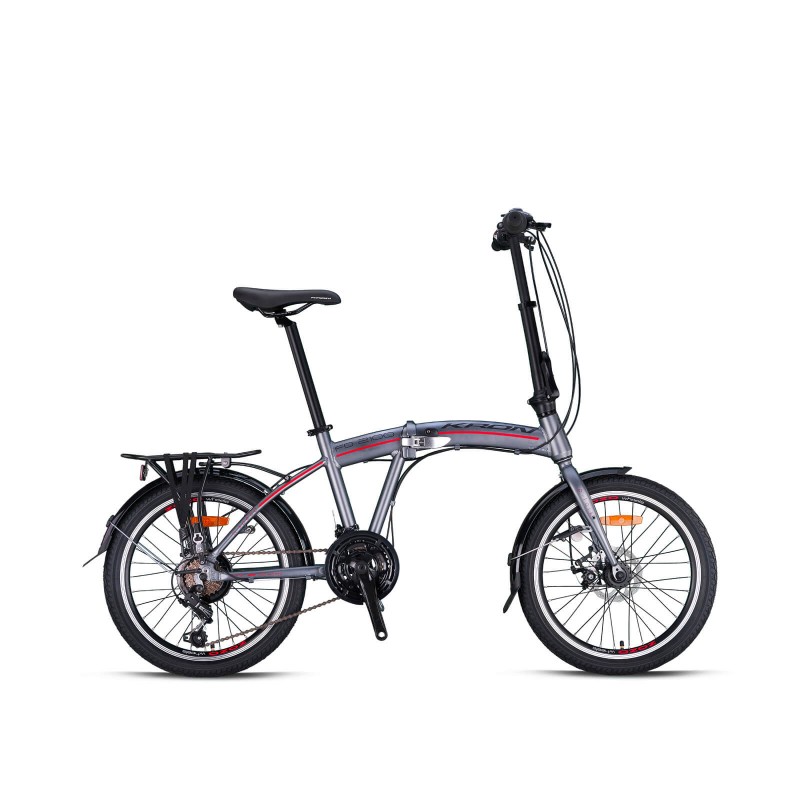 Kron Fd 2100 20 Md Katlanır Bisiklet (Füme Kırmızı)