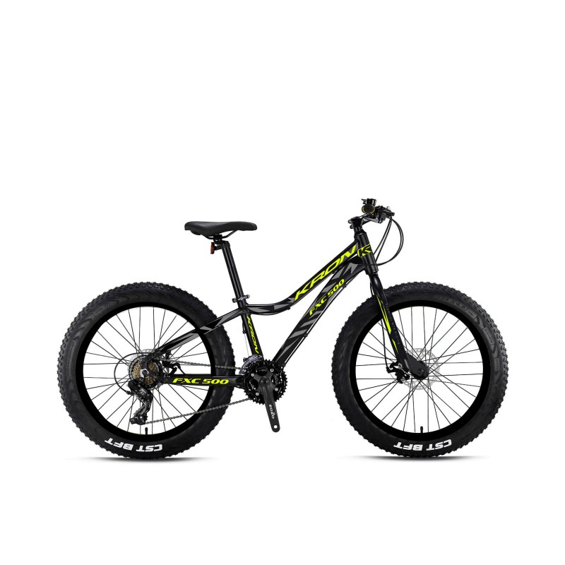 Kron Fxc500 26 Md Fatbike (Mat Siyah Neon Sarı)