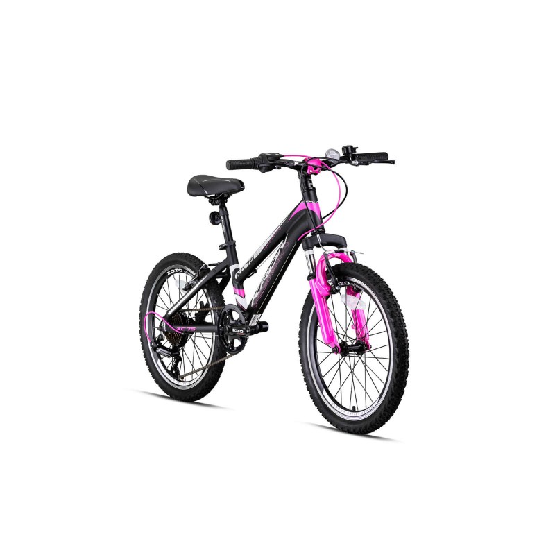 Kron Xc75 20 Jant V-Fren Çocuk Bisikleti (Siyah-Mor-Beyaz)