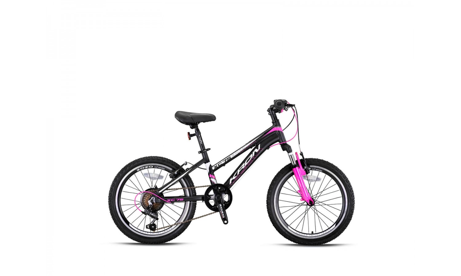 Kron Xc75 20 Jant V-Fren Çocuk Bisikleti (Siyah-Mor-Beyaz)