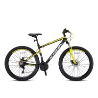 Kron Xc75 24 Md Dağ Bisikleti (Mat Siyah Açık Sarı)