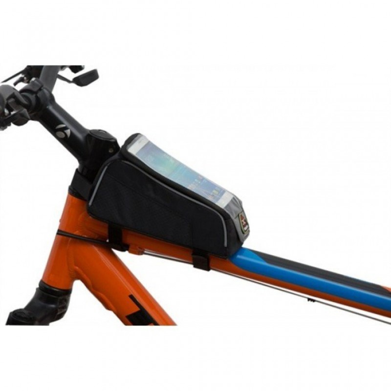 WOLFBASE BİSİKLET KADRO ÜSTÜ TELEFON KILIFLI ÇANTA