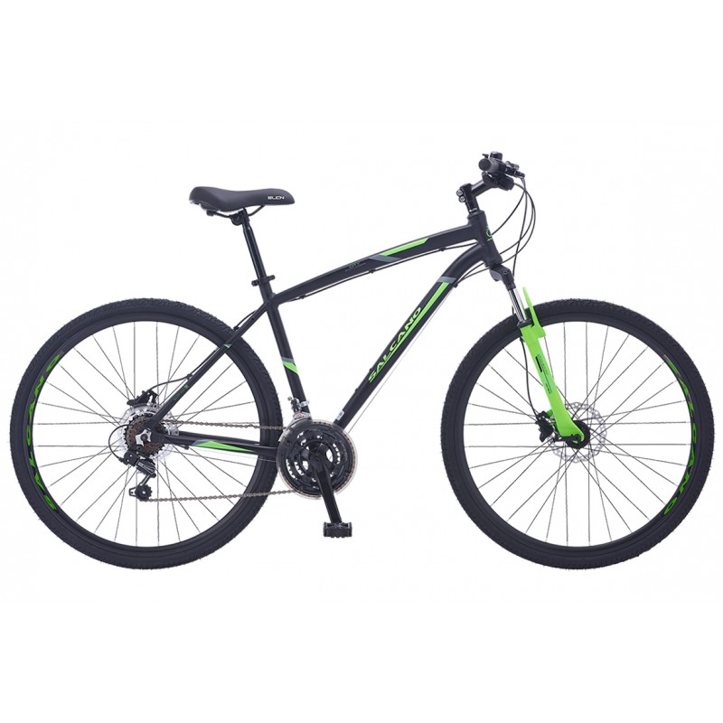 Salcano City Explorer 28 V Şehir Bisikleti (Mat Siyah Koyu Krem)