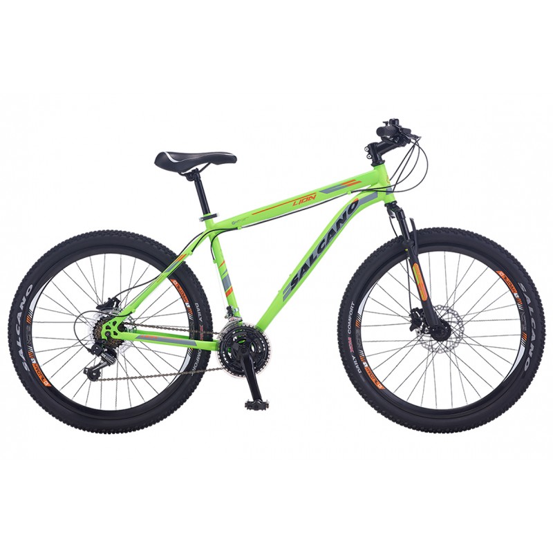 Salcano Lion 26 Hd Dağ Bisikleti (Siyah Kırmızı Beyaz)