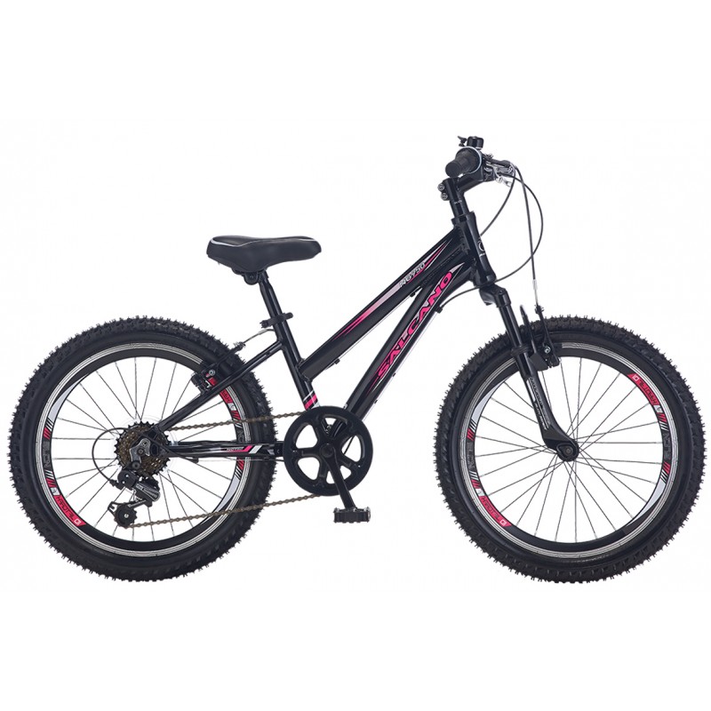Salcano Ng950 20 V Çocuk Bisikleti (Siyah Pembe)
