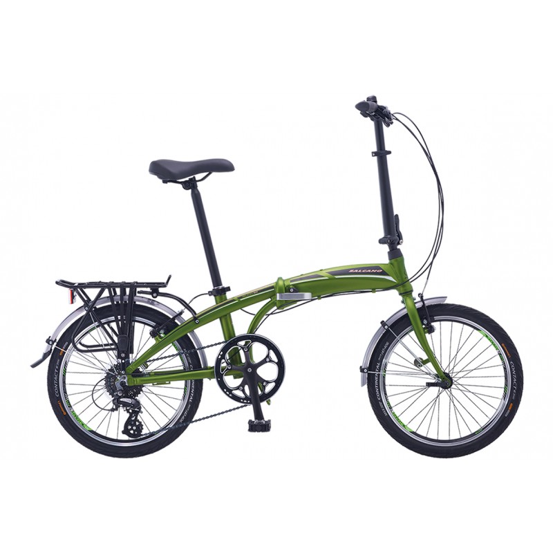 Salcano Slcn300 L 20 V Katlanır Bisiklet (Mat Siyah Sarı)