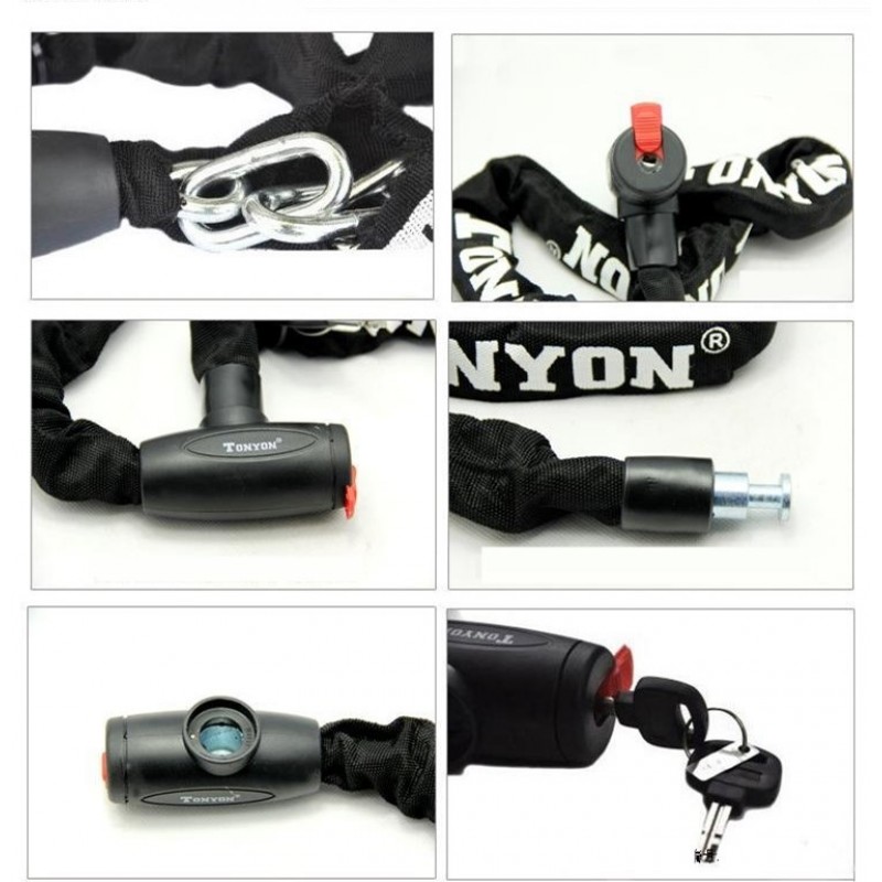 Halat Kilit Zincirli 6x120 Tonyon TY718