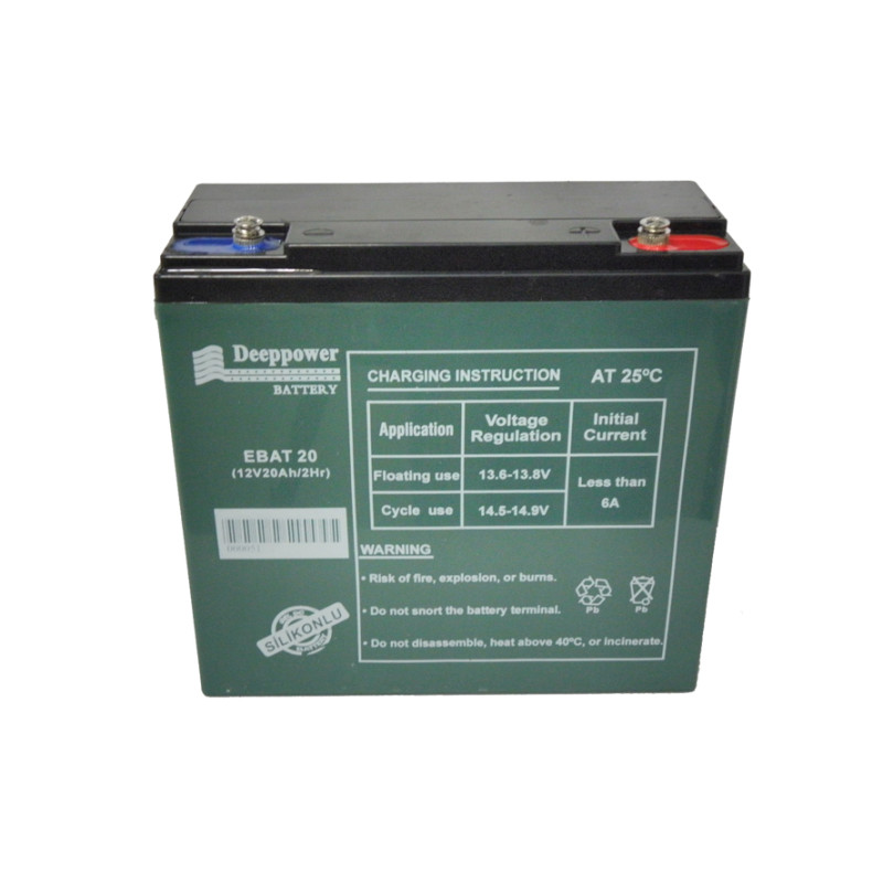 AKÜ E-BİKE  EBAT20 (NP20-12) (12V20Ah/2Hr)