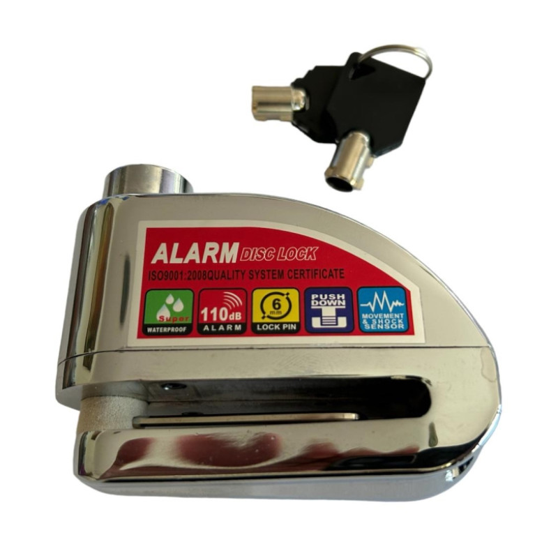 DİSK KİLİT ALARMLI KROM (FS8303)