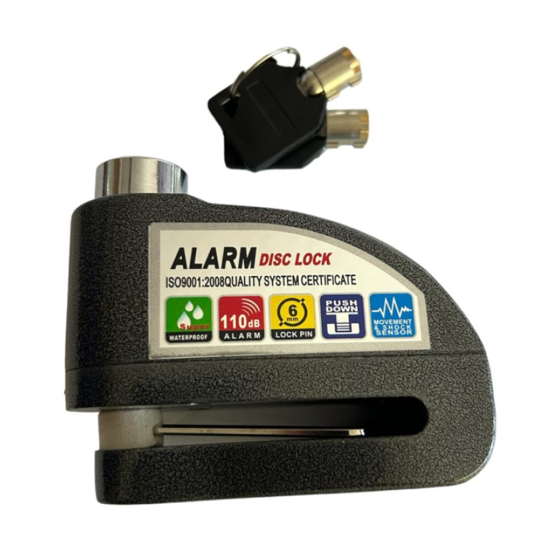 DİSK KİLİT ALARMLI SİYAH (FS8302)