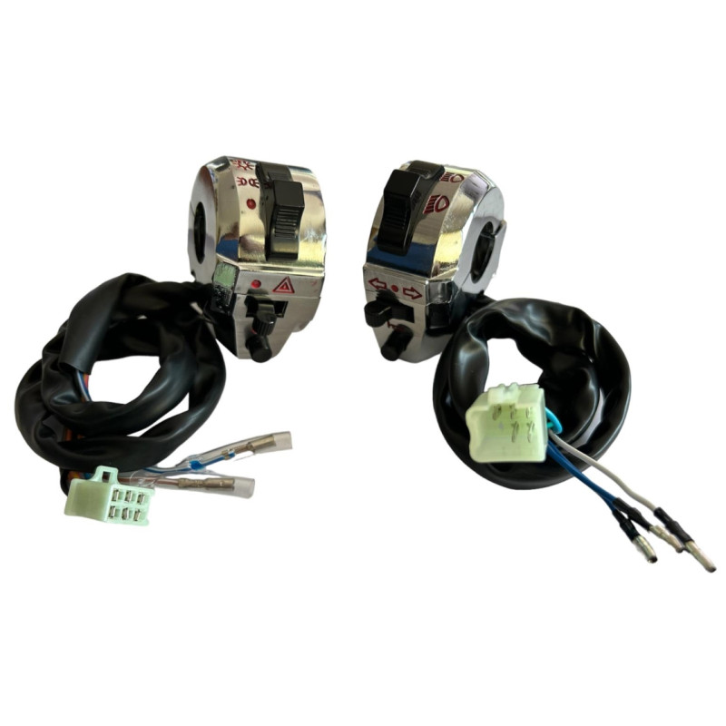 KUMANDA 125 CG  AGK  (NİKEL) SAĞ+SOL