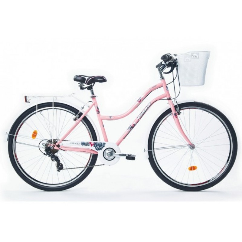 Bisan Cts 5300 Şehir Bisikleti 26 Jant (Beyaz Kırmızı)